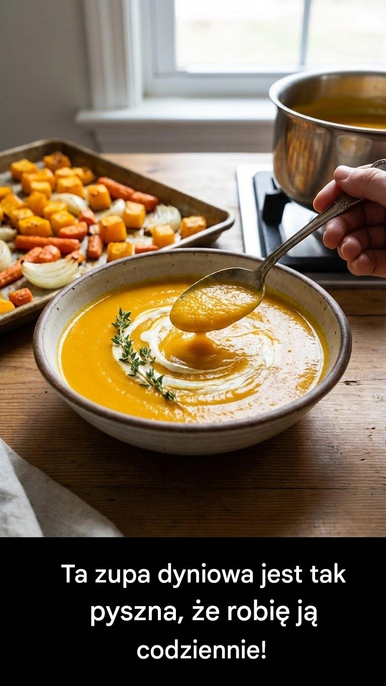 Ta zupa dyniowa jest tak pyszna, że ​​będziesz chciał ją robić codziennie