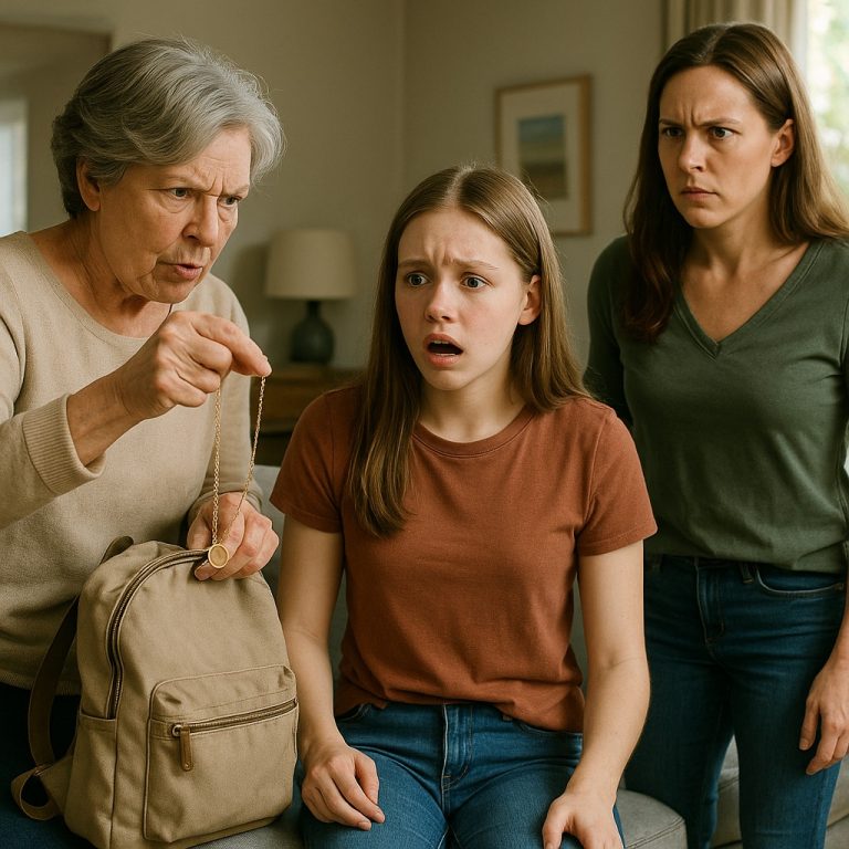 Moja mama wsunęła złoty naszyjnik do torebki mojej 15-letniej córki i doprowadziła do jej ARESZTOWANIA za kradzież sklepową… CH2