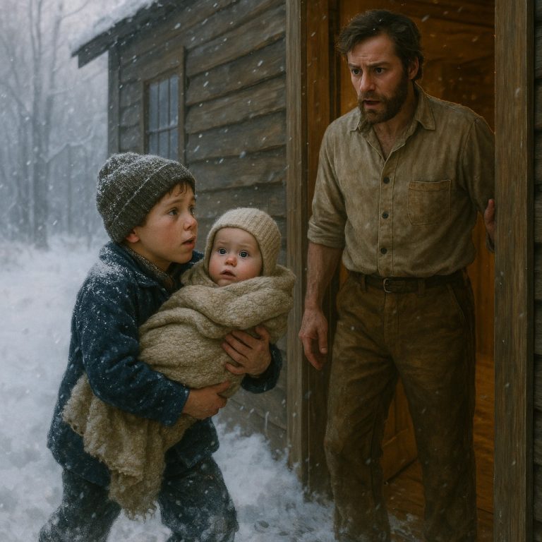 Mój siostrzeniec przeszedł przez śnieżycę, niosąc dziecko: „Proszę o pomoc, życie tego dziecka jest w niebezpieczeństwie!… CH2