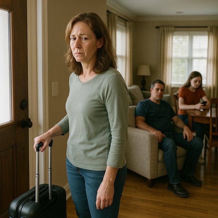 Mój mąż i córka ignorowali mnie przez miesiąc, więc odeszłam. Byli w szoku… CH2