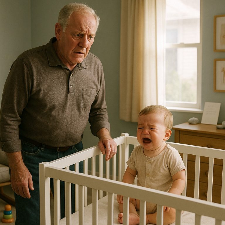 CH2 – UŻYŁEM ZAPASOWEGO KLUCZA I ZNALAZŁEM WNUKA W JEGO ŁÓŻECZKU, WRZESZCZĄCEGO, NIEZMIENIONEGO PRZEZ GODZINY…