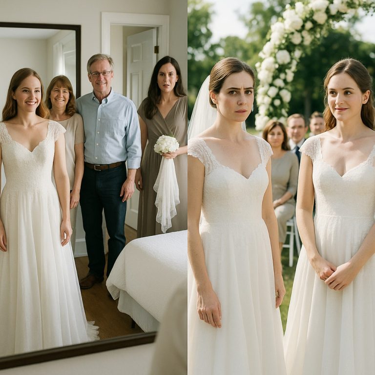 Moi rodzice pozwolili mojej siostrze założyć moją suknię ślubną, a potem próbowali zrobić z niej „współpannę młodą” na mojej ceremonii