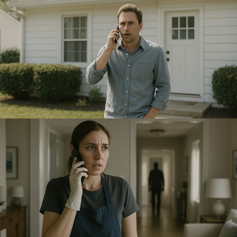 Zatrudniłem firmę sprzątającą pod nieobecność żony. Sprzątaczka zadzwoniła do mnie szeptem…