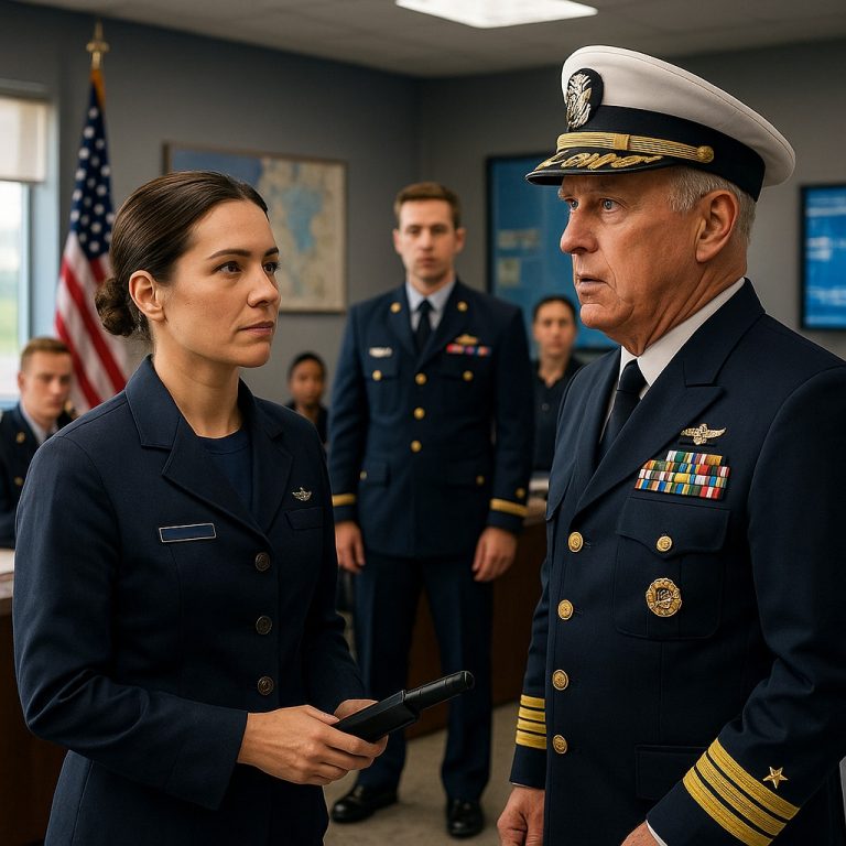 Admirał SEAL wyśmiał jej rangę, a potem zamarł, gdy powiedziała „dowódca floty”