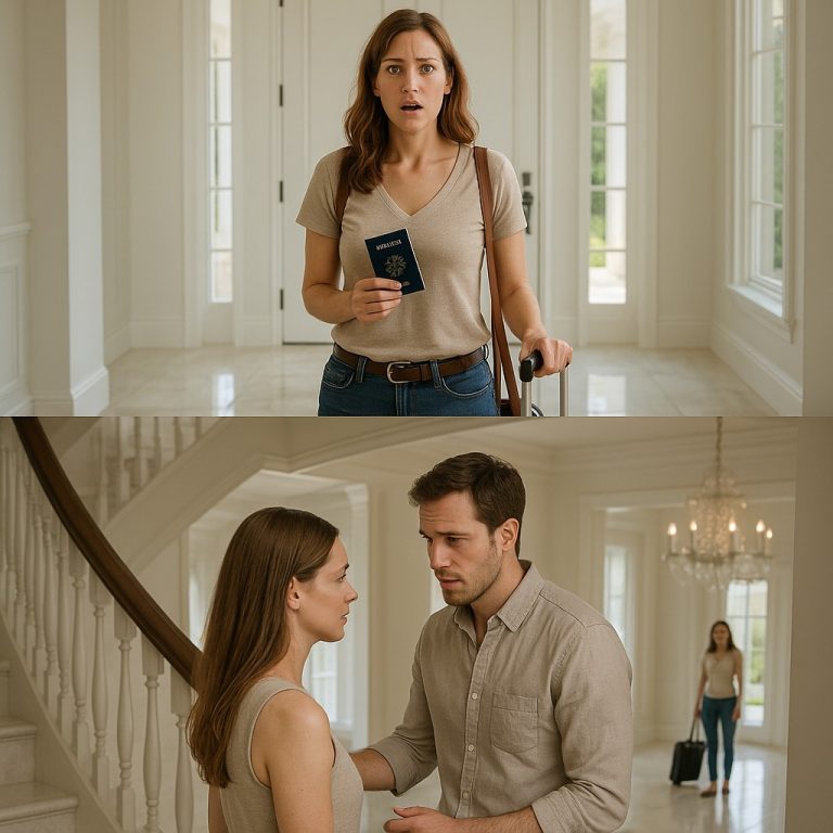 „Zapomniałam paszportu, ale kiedy usłyszałam mojego męża na górze, w naszej rezydencji, zamarłam”