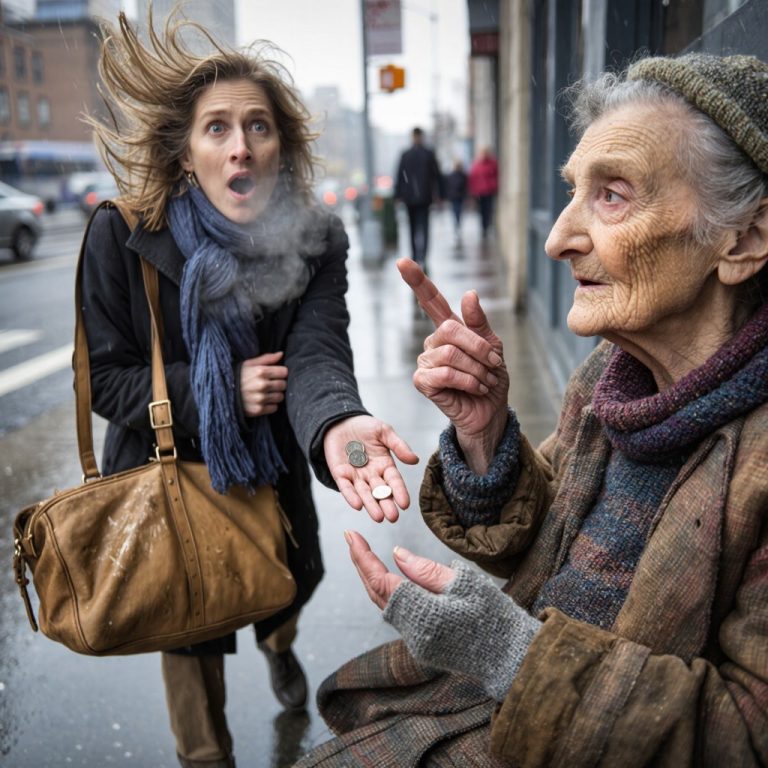 Codziennie dawałem staruszce drobne. Pewnego dnia zatrzymała mnie i powiedziała: „Nie wracaj dziś do domu. Cokolwiek się stanie, trzymaj się z daleka od swojego mieszkania”.