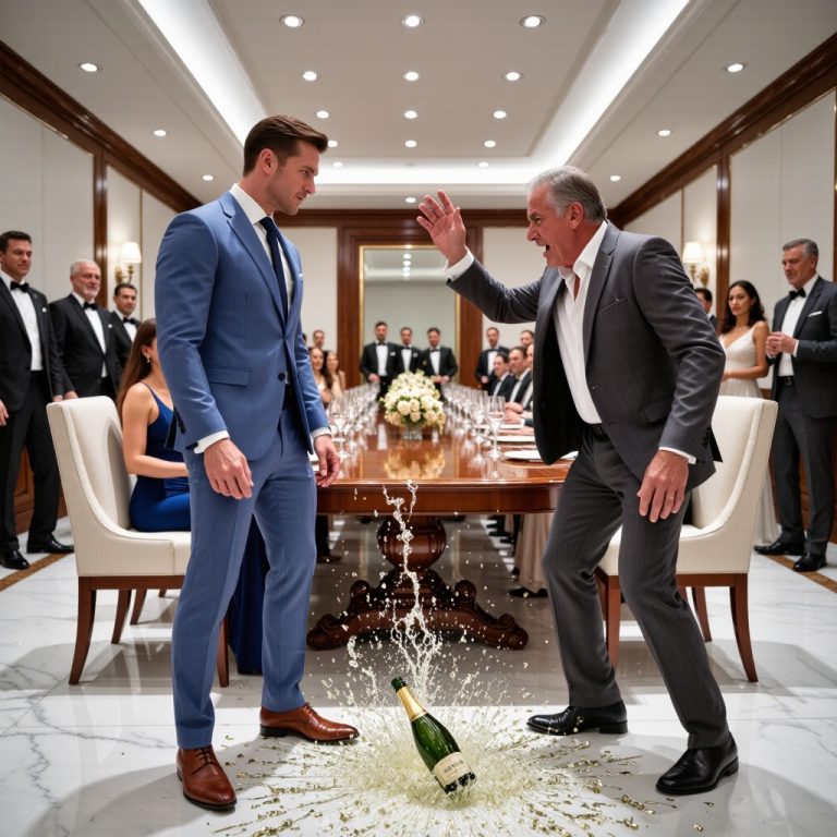 Ojciec mojej narzeczonej nazwał mnie „śmieciem” podczas kolacji, a potem błagał mnie, żebym nie odwoływał fuzji…