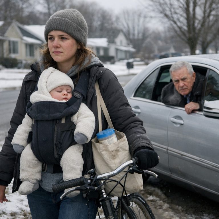Mój dziadek zobaczył, jak idę, trzymając w ramionach moje nowonarodzone dziecko, i powiedział: „Dałem ci samochód, prawda?”