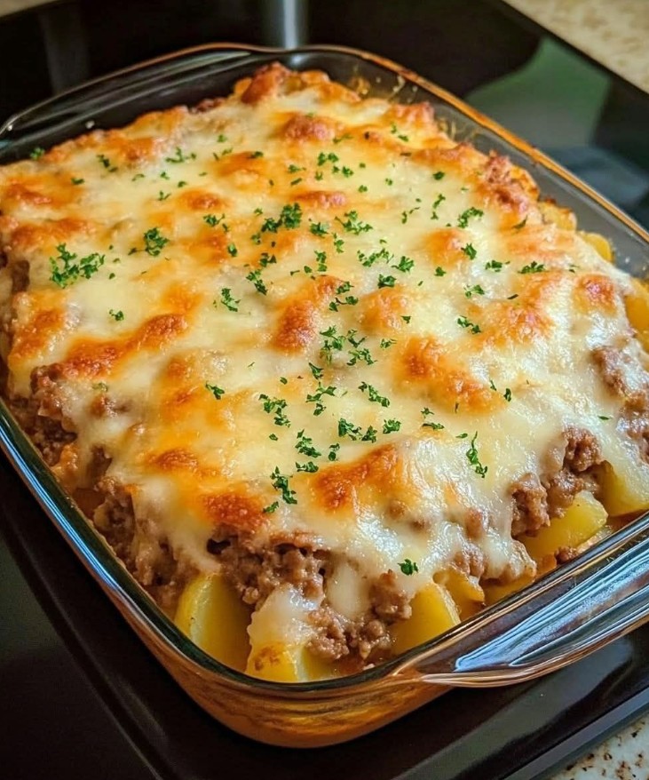 Zapiekanka rigatoni w pionie