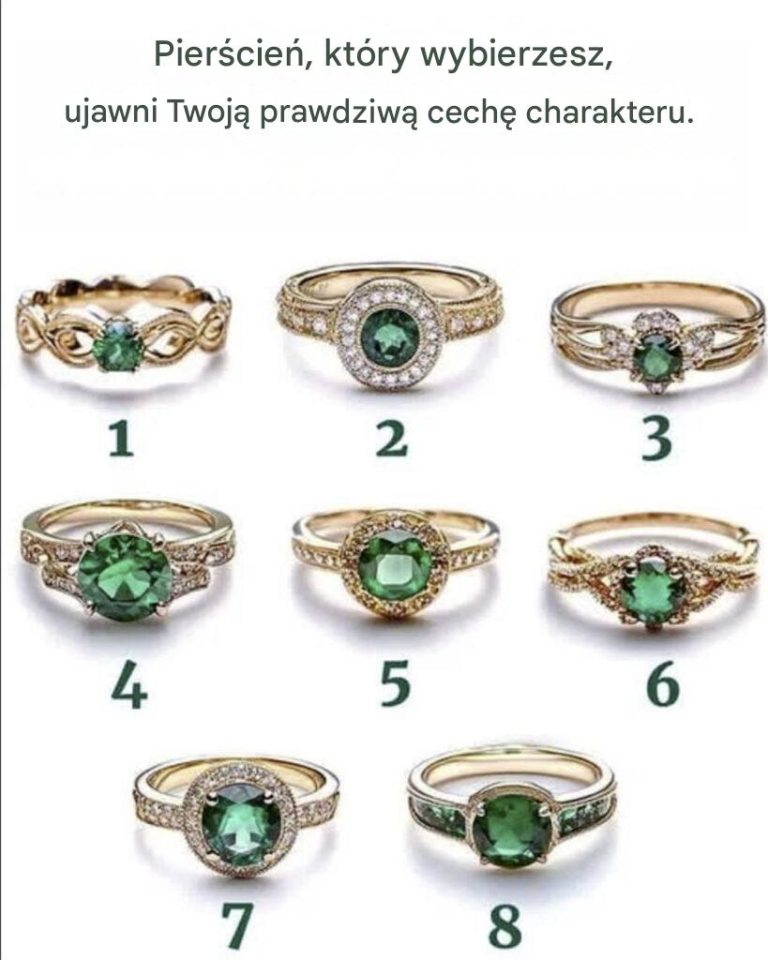 Pierścień, który wybierzesz, ujawnia Twoje prawdziwe cechy charakteru.