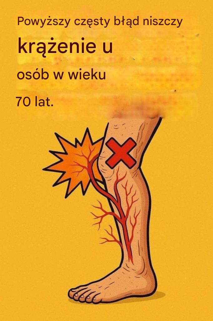 Po 70. roku życia ten częsty błąd niszczy krążenie
