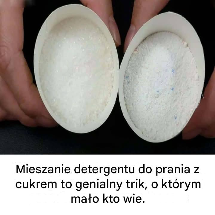 Mieszanie detergentu do prania z cukrem to genialny trik, o którym mało kto wie.
