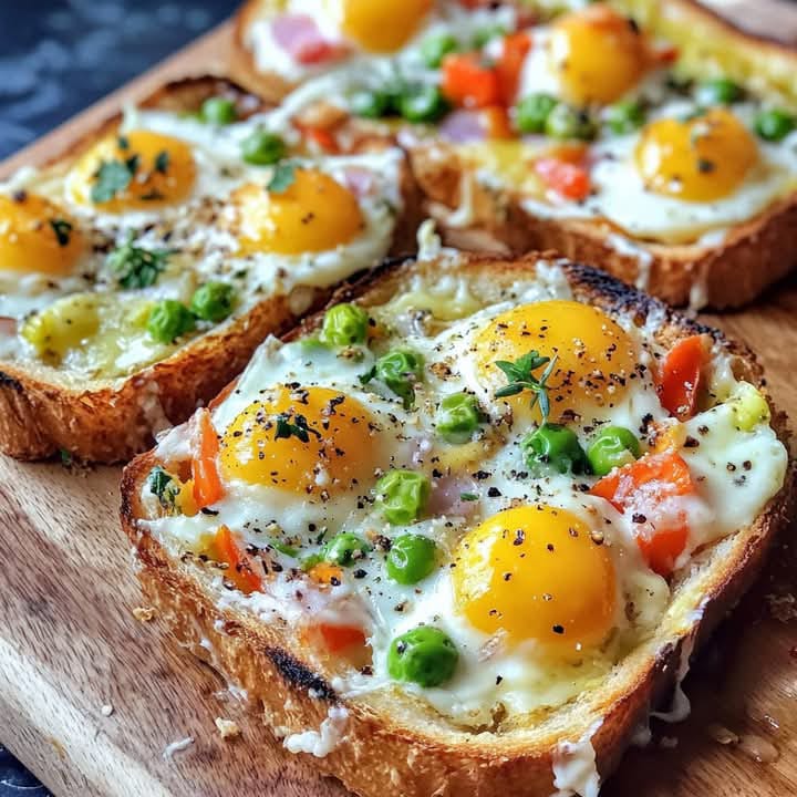 Grzanki z serem, warzywami i jajkiem: proste, zdrowe i pyszne danie