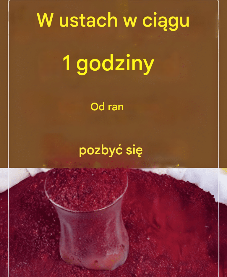 Usuwa afty w ciągu 1 godziny