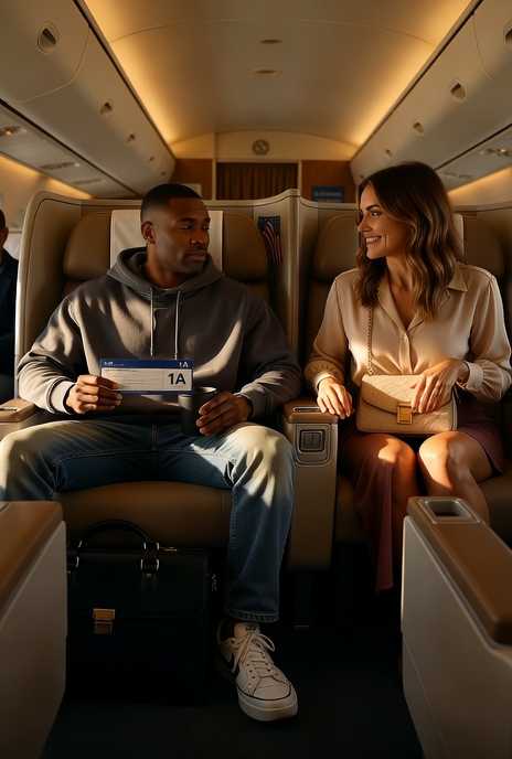 Zajęła miejsce 1A w pierwszej klasie — i jedno ciche zdanie sprawiło, że kabina znieruchomiała